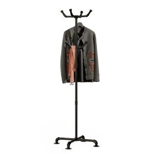 Black Metal Coat Rack